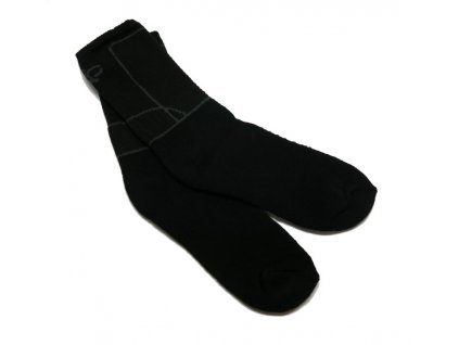 Ponožky merino vlna Termo eXc Black