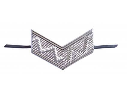 Odznak ČSLA kolejnička rozlišovací stříbrná široká litá