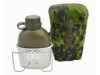 Polní láhev kompletní 3-dílná čutora s pitítkem PLCE M/96 Dánsko originál