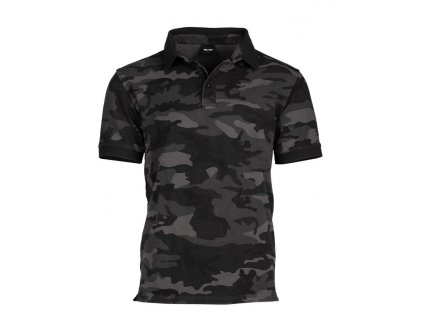 Triko bavlněná polokošile Dark Camo Mil-Tec®