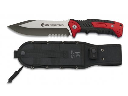 Taktický nůž s pouzdrem Titan RUI K25 32268 Red/Black