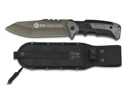 Taktický nůž s pouzdrem Titan RUI K25 32267 Grey/Black