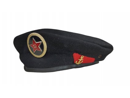 Baret černý Sovětské námořnictvo SSSR (Rusko/CCCP) originál