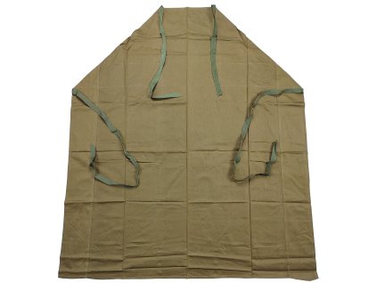 Vojenská zástěra kuchařská s laclem khaki ČSLA originál
