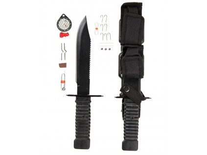 Nůž na přežití Special Forces s rozsáhlým vybavením Mil-Tec®