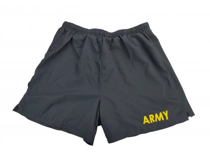 Kraťasy sportovní tréninkové šortky US ARMY černo žluté original