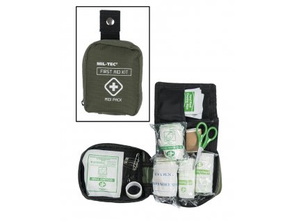 Lékárnička střední Midi Pack FIRST AID KIT Mil-Tec® Oliv