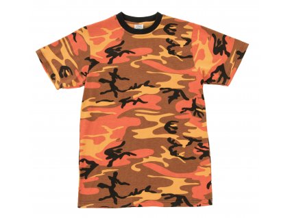 Triko oranžové maskování Orange Camo MMB