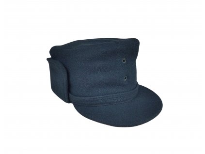 Čepice horská zimní vlněná ušanka Švédsko originál