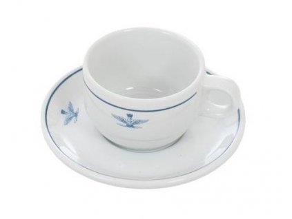 Porcelánový šálek s podšálkem na kávu espresso Itálie originál