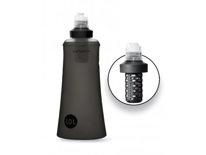 Láhev filtrační 1L BeFree™ Water Filtration System™ Katadyn® Black Edition