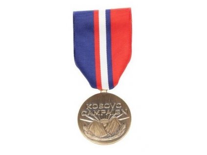 Medaile vyznamenání za kosovskou kampaň „na obranu lidstva“ Kosovo