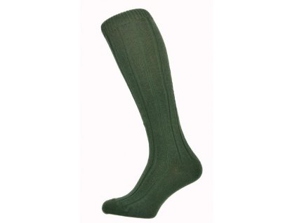 Ponožky zimní vlněné podkolenky oliv Holandsko originál