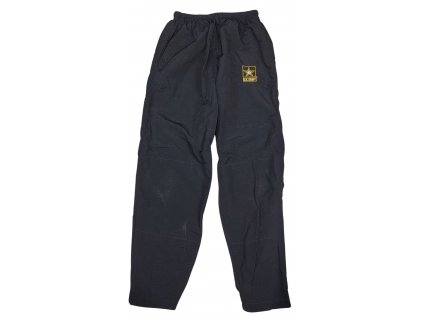 Tepláky sportovní šustákové kalhoty černé ARMY APFU PANTS US originál použité