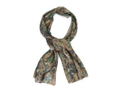 Šála síťovaná Marpat Woodland Sniper Tactical Mesh Scarf CMG®