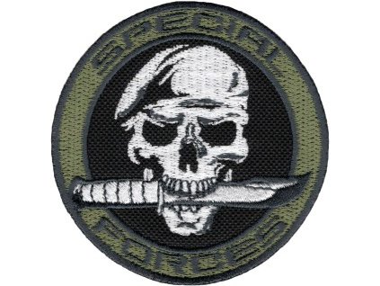Nášivka lebka Special Forces D-58