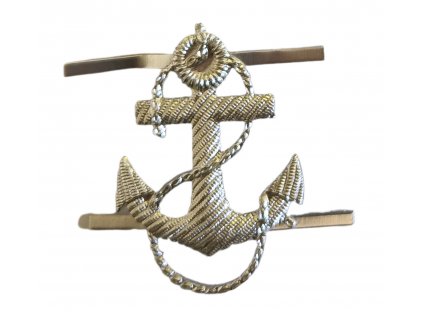 Odznak námořní kotva stříbrná Rusko originál