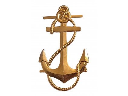 Odznak námořní kotva zlatá Rusko originál velká