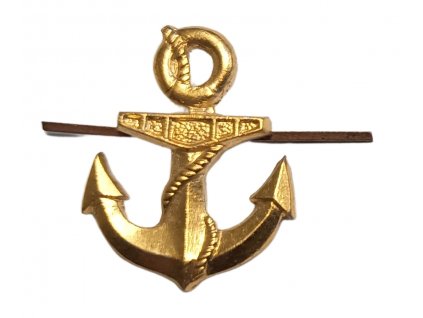Odznak námořní kotva zlatá Rusko originál mini