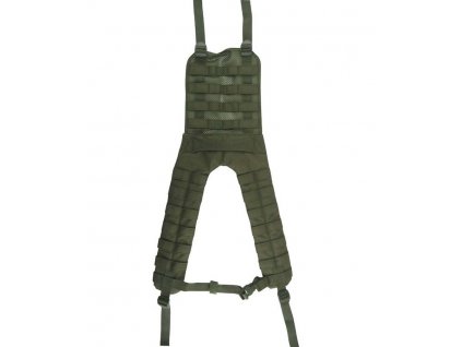 Treky 4-bodové nosné třmeny Yoke Molle Kombat® Tactical Olive Green