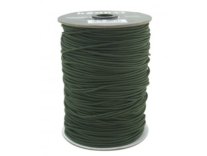 Elastická šňůra gumolano ⌀2,5mm balení 200 metrů Olive Drab Bungee cord