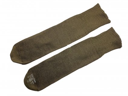 Vojenské ponožky ČSLA zimní pletené bez paty originál