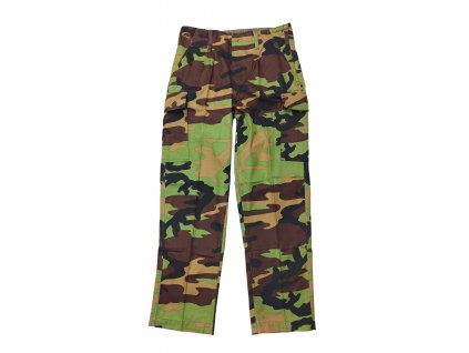 Kalhoty polní Bundeswehr maskování Woodland originál