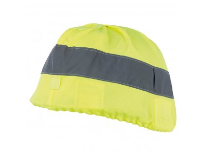 Potah na bojovou helmu signálně žlutý s reflexním pruhem MK6 High Visibility Velká Británie originál