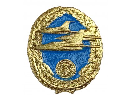 Odznak vzdušné sily zlatý Reservistenabzeichen Luftstreitkräfte NVA originál