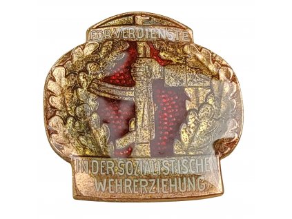 Čestný odznak za zásluhy v socialistické branné výchově bronzový NVA originál