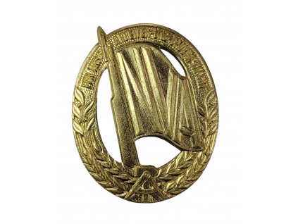 Odznak vojenského sportu Pro naši pracovní a farmářskou sílu NVA originál
