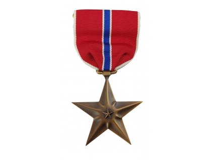 Medaile bronzová hvězda za hrdinský čin US Bronze Star Medal originál