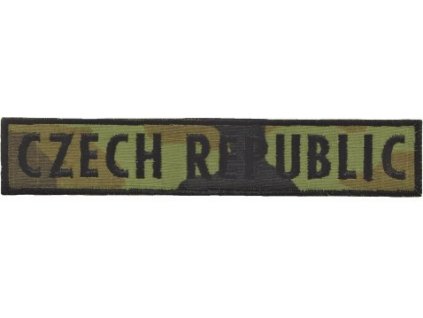 Nášivka CZECH REPUBLIC Česká republika - maskování "95" F-8 velcro