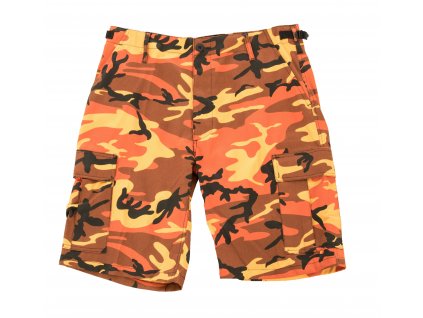 Bermudy BDU oranžové maskování Orange Camo MMB