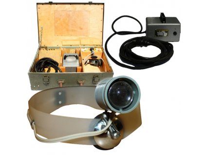 Chirurgická čelovka polní souprava s kufrem M-78 Švédsko originál