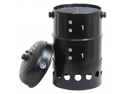 Gril - udírna na dřevěné uhlí PISA 3v1 40cm BBQ Cattara