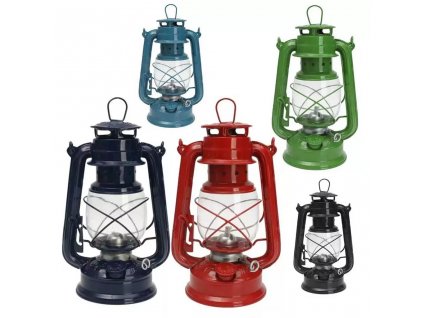 Petrolejová lampa s rukojetí 19 cm (petrolejka) Camping Lantern Retro