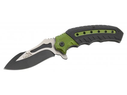 Nůž zavírací COBRA 20cm s pojistkou zeleno černý Cattara