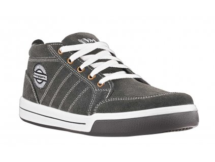 Polobotky pracovní obuv celokožená VM® Richmond Grey šedo-bílé