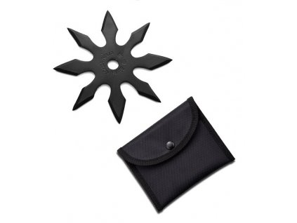 Vrhací (házecí) hvězdice ninja shuriken černá 8 hrotů