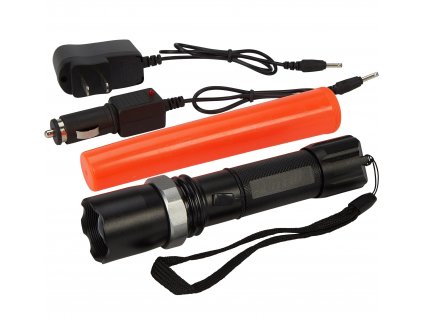 Svítilna LED XM-L T6 ZOOM nabíjecí baterka s kuželem