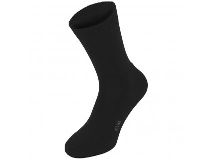 Ponožky černé Termo antibakteriální Merino vlna Black MFH® Adventure 13223A