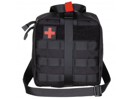 Pouzdro Molle IFAK pro vybavení první pomoci velká lékárnička černá MFH® Adventure 30631A Black