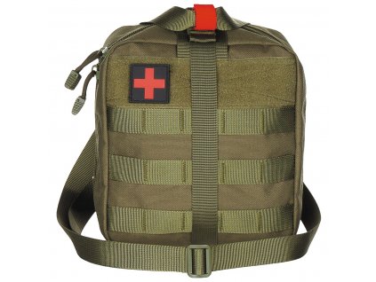 Pouzdro Molle IFAK pro vybavení první pomoci velká lékárnička zelená MFH® Adventure 30631B OD Green