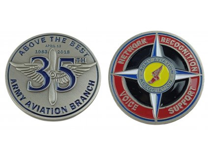 Pamětní ražená mince Army Aviation Association of America