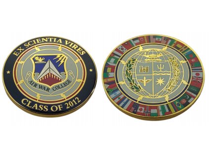 Pamětní ražená mince Ex Scientia Vires Air War College (AWC) Class of 2012