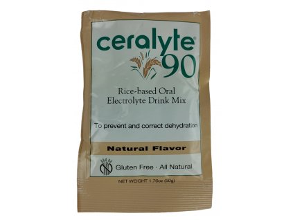 Elektrolytový míchaný nápoj Ceralyte® 90 pro těžkou dehydrataci