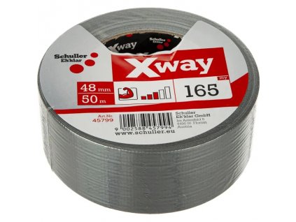 Lepicí páska univerzální Duct Tape 50m šedá X-way