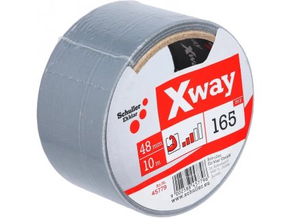 Lepicí páska univerzální Duct Tape 10m šedá X-way