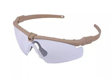 Taktické sportovní brýle hnědé/čiré Tan/Transparent GFC Tactical™